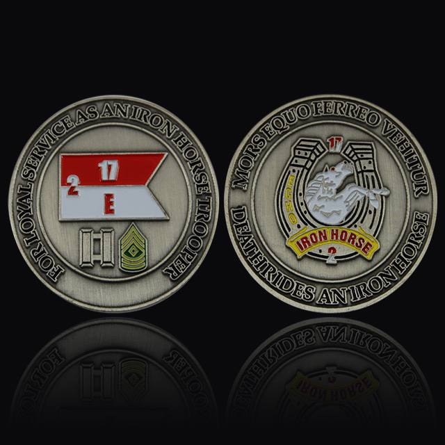 challenge coin-antique silver